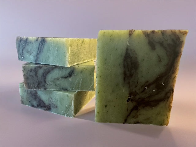 Mint Chocolate Swirl Soap Bar