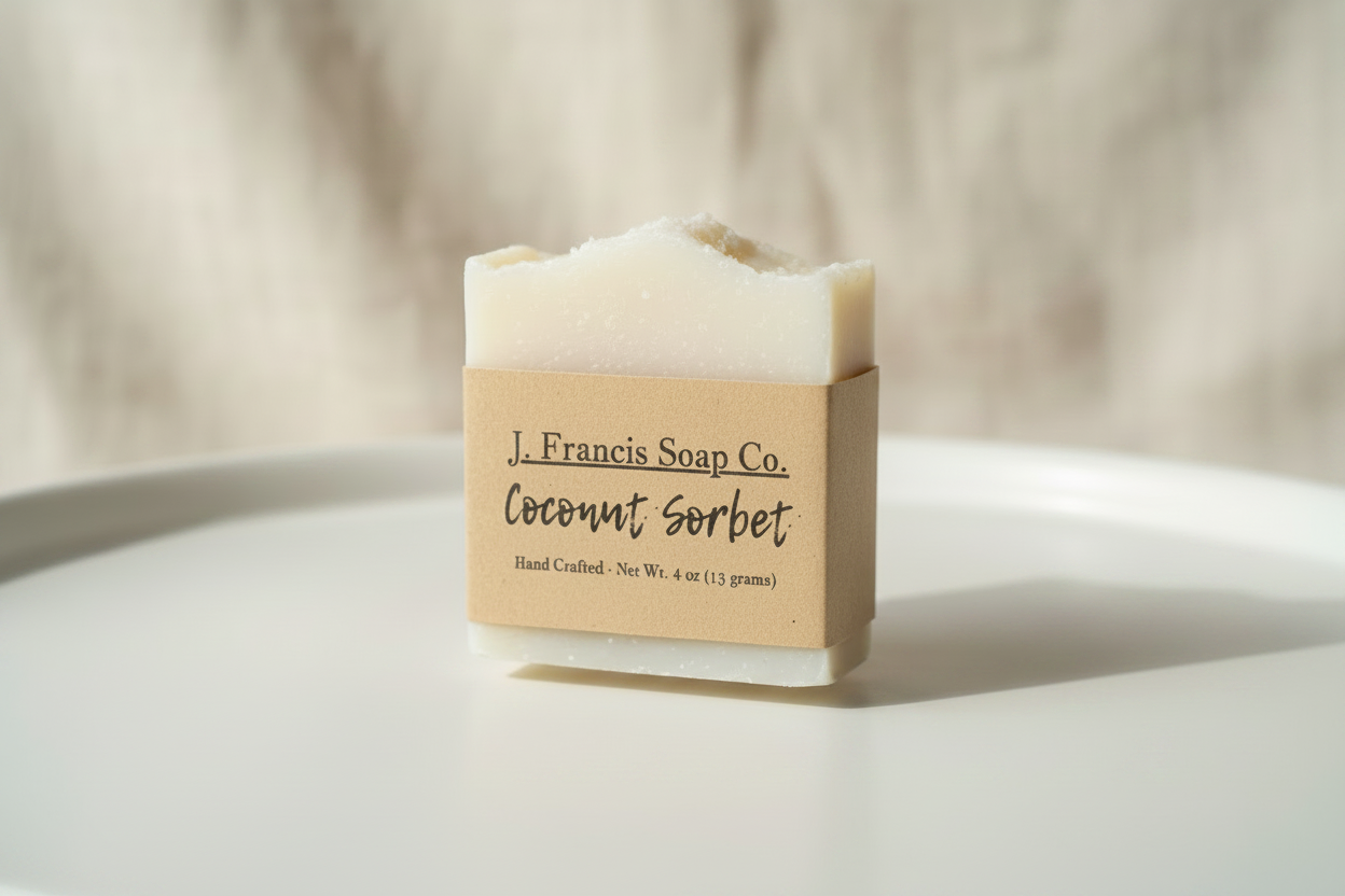 Coconut Sorbet Soap - No Tray