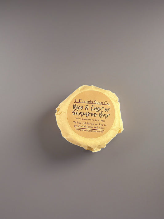 Rice & Castor Solid Shampoo Bar